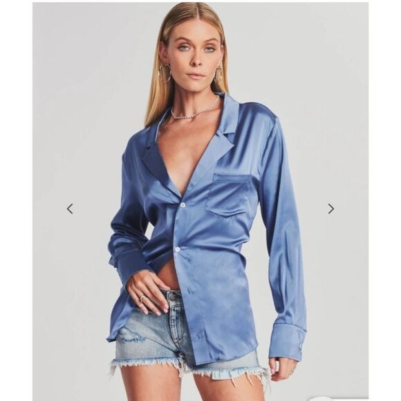 41 NWT 345.00 SER.O.YA SILK TOP SIZE SMALL SIZE SMALL RETAIL - Picture 1 of 3